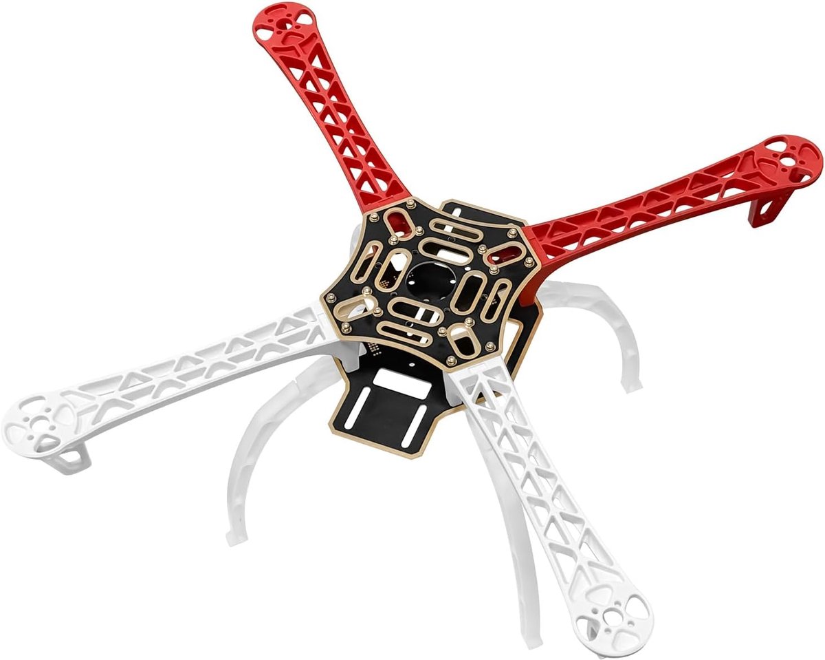 WORK F450 Drone Frame, 450 mm wielbasis quadcopter frame kit met landingsgestel (voorgesoldeerd)