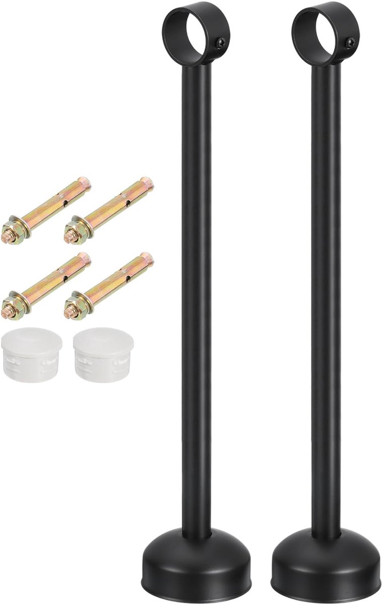 Omgoods - 2 x Gordijnroede Houders - Geschikt voor 32 mm Roden