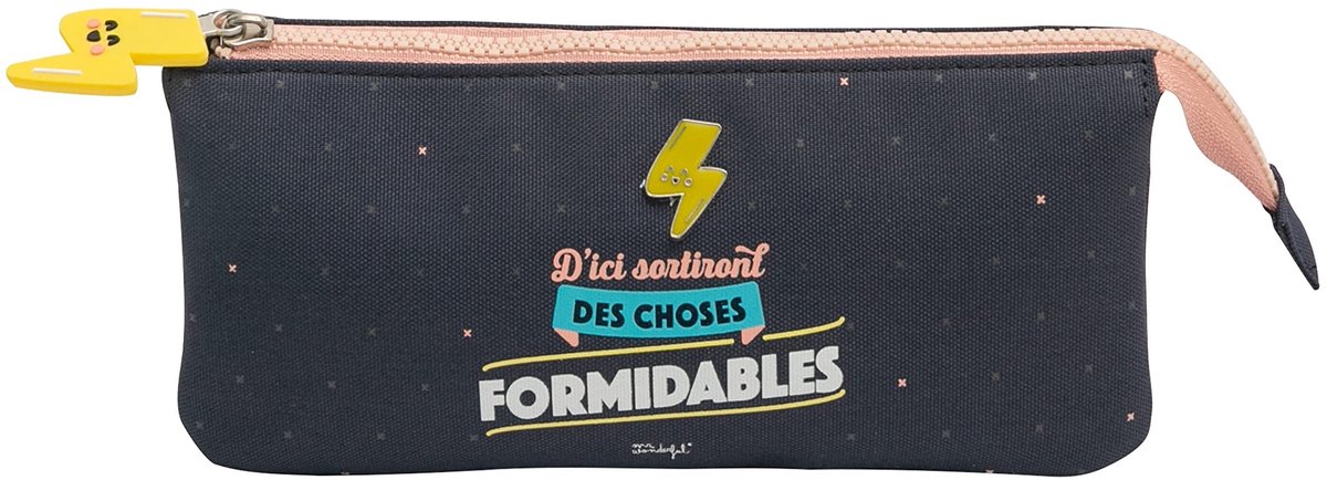 Omgoods - Driecompartimenten Pennenzak van 100% Gerecycled Materiaal - Multicolor