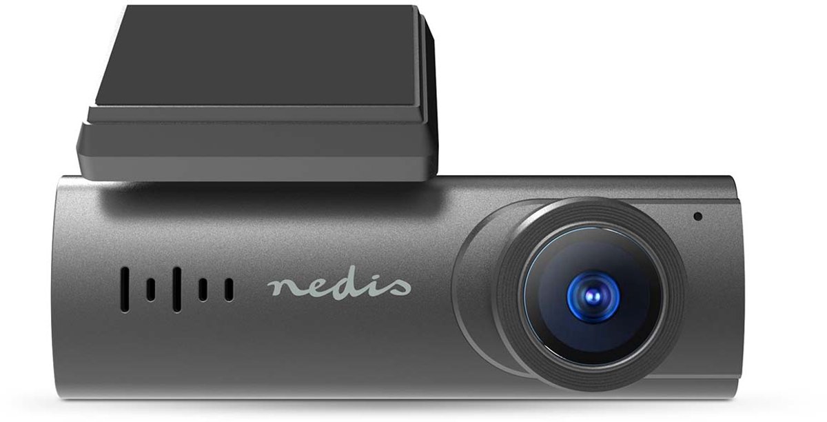 Nedis Dash Cam - 4K@30fps - 4 MPixel - Wi-Fi - Geen Scherm - GPS-ondersteuning - Parkeer sensor - Nachtzicht - Zwart