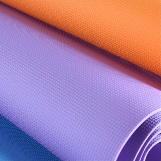 Yogamat - Fitnessmat Pilates - Thuis sporten - Antislip 4mm dik - Incl draagriem - Monochroom van Yogamat — afbeelding 3