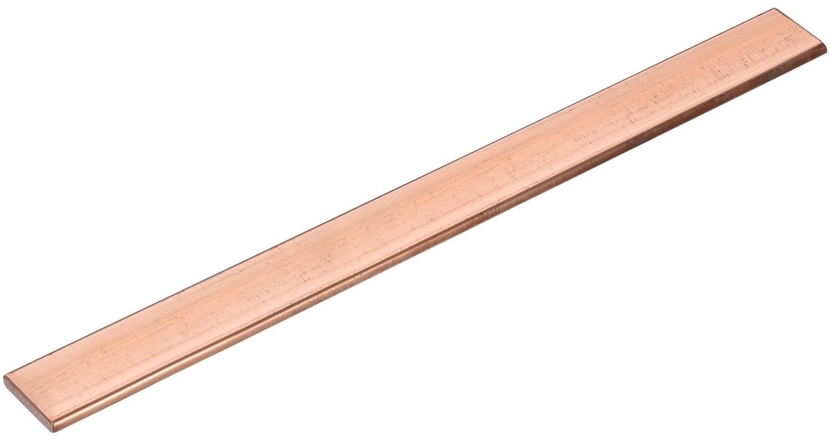 Omgoods - 200 mm Koperplaat - 99,99% Zuiver Koper voor Modelbouw en Sieraden (Bronze)