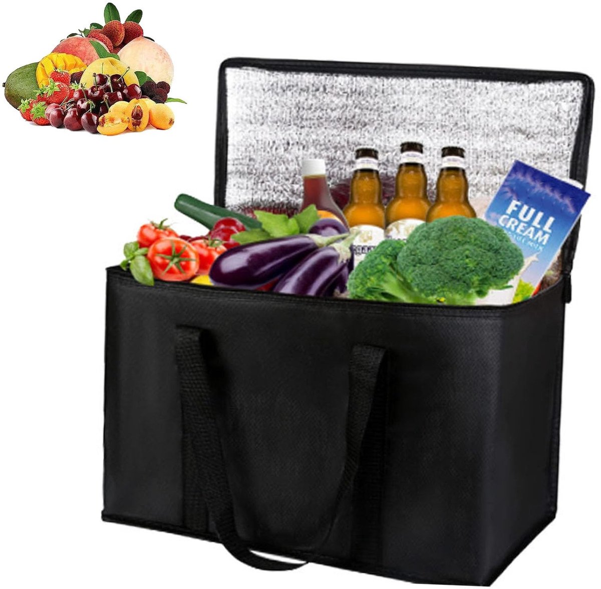 Omgoods - Grote Vouwbare Insulated Koeltas 43L voor Buiten