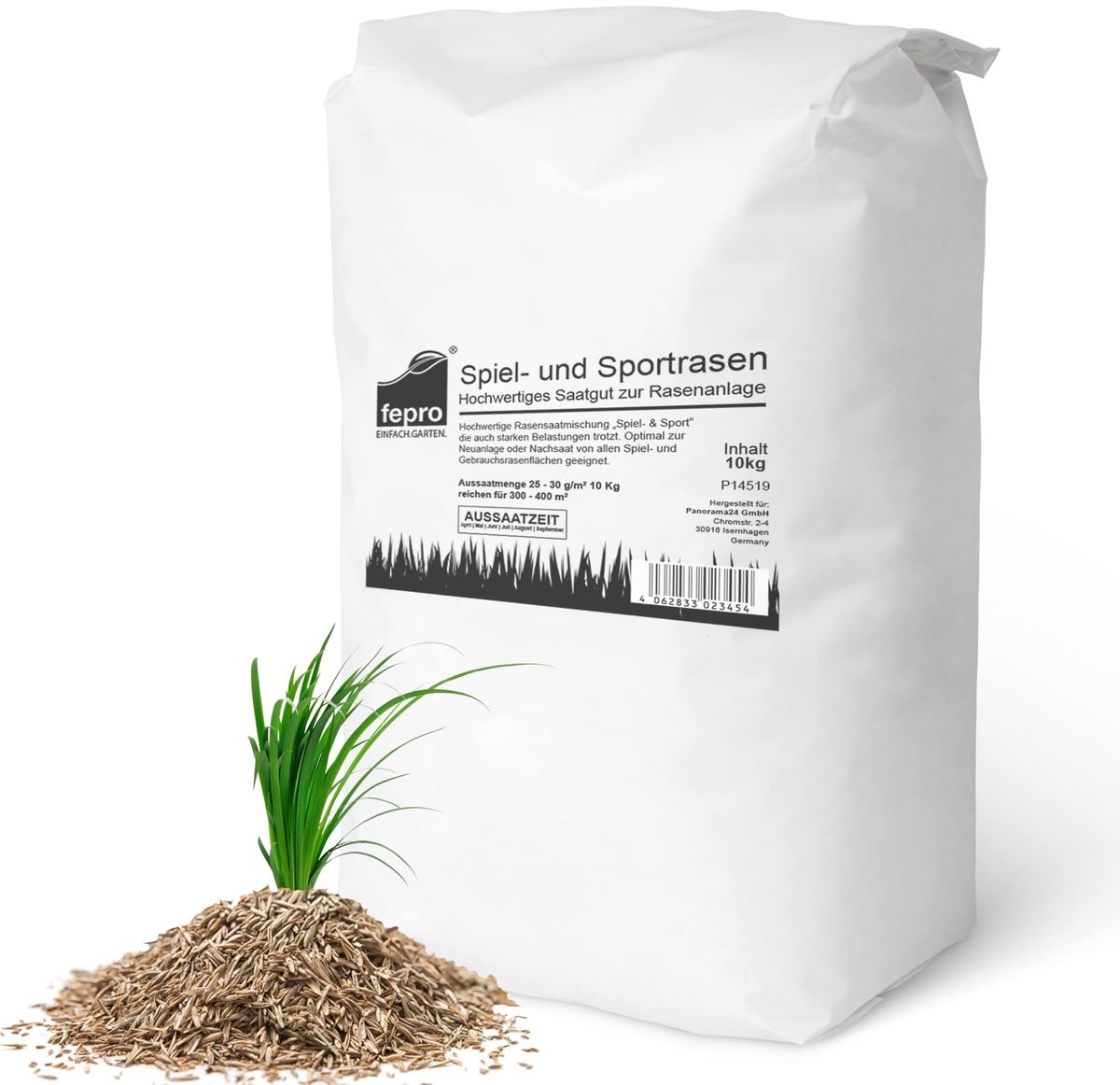 Omgoods - 10 kg Graszaad voor Sport en Spel, Snel Kiemend voor 400 m²