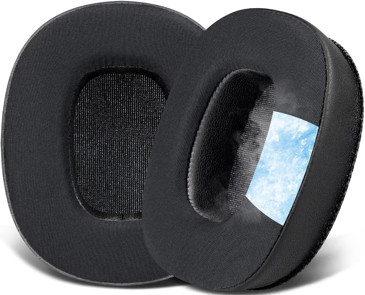 Omgoods - Gel Oorkussens voor Marshall Monitor Hoofdtelefoon - Zwart