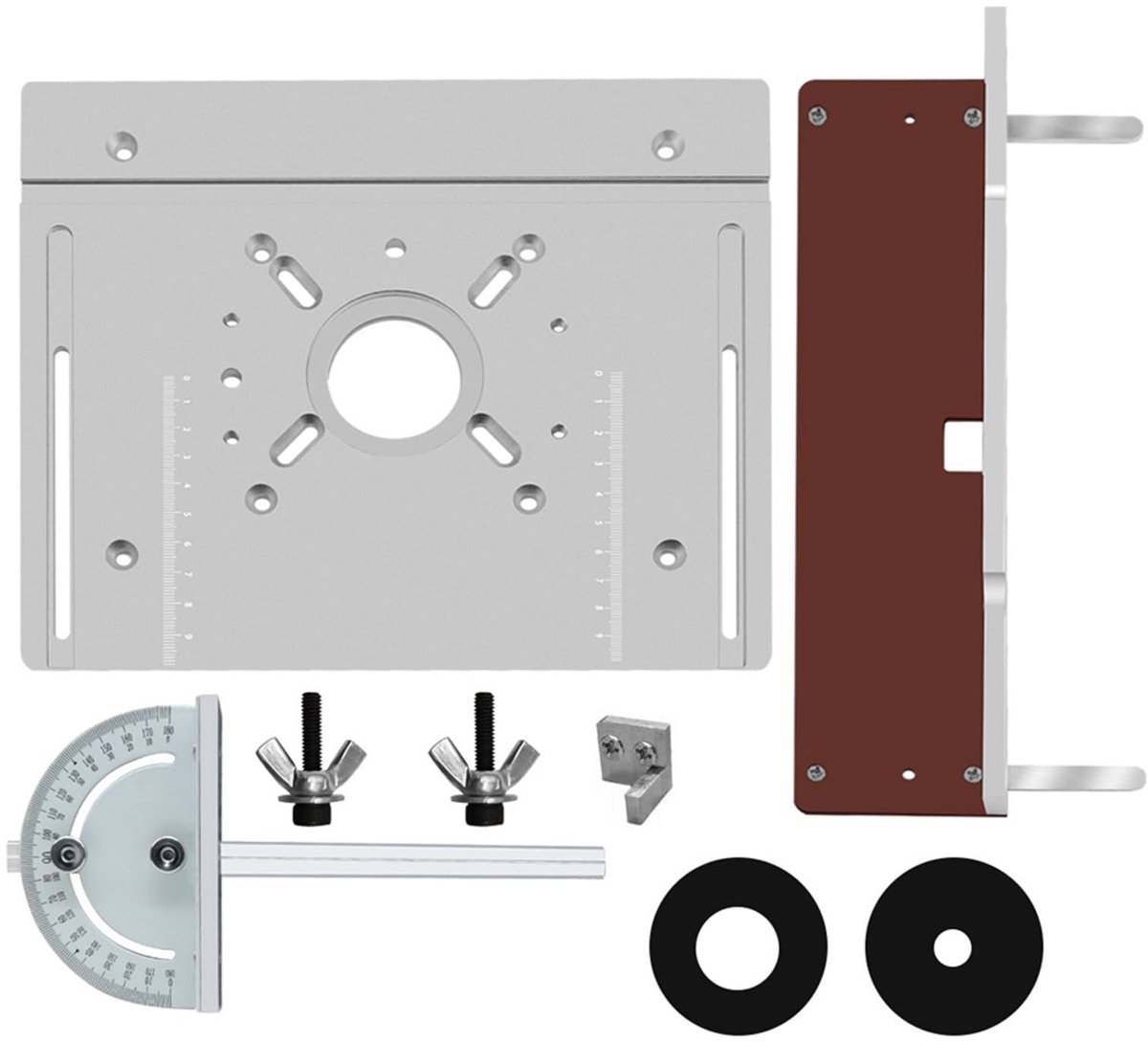 Omgoods - Router Basisplaat - Multifunctionele Router Tafel Montageplaat Set van 3