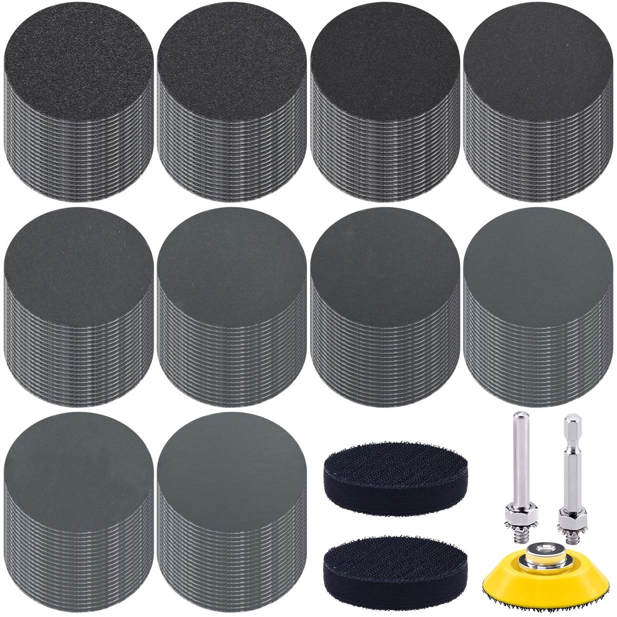Omgoods - Sanding Discs Tape 50 mm - 200 Stuks voor Polijsten van Hout en Metaal