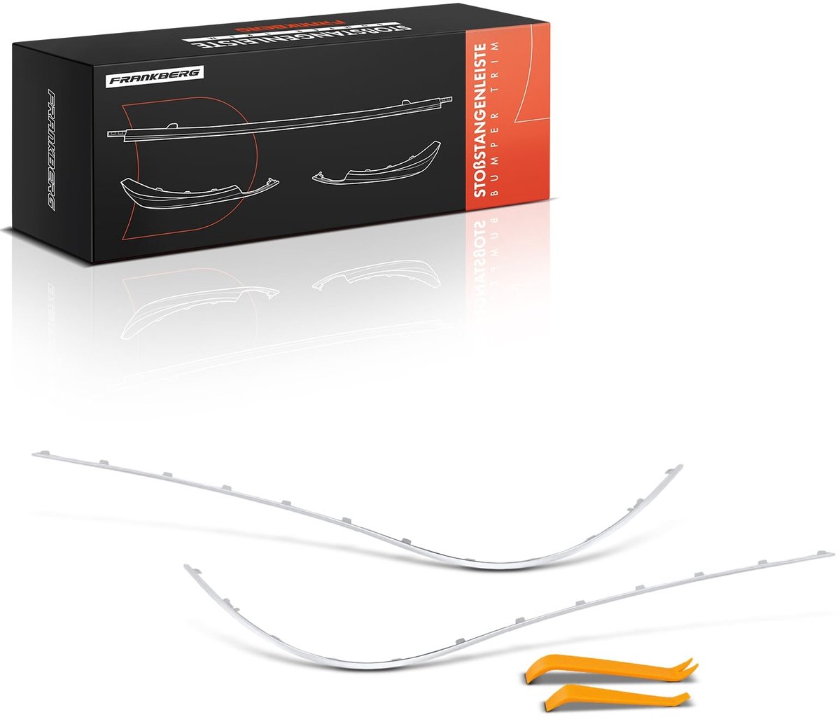 Omgoods - Bumper Trim Set voor Mercedes E-Class W212 (2010-2016) - Chrome Achter