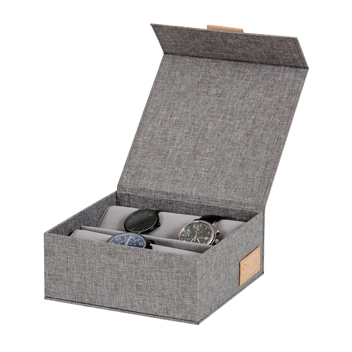 Omgoods - Premium Horlogedoos - Opbergdoos voor 6 Horloges met Magnetische Sluiting