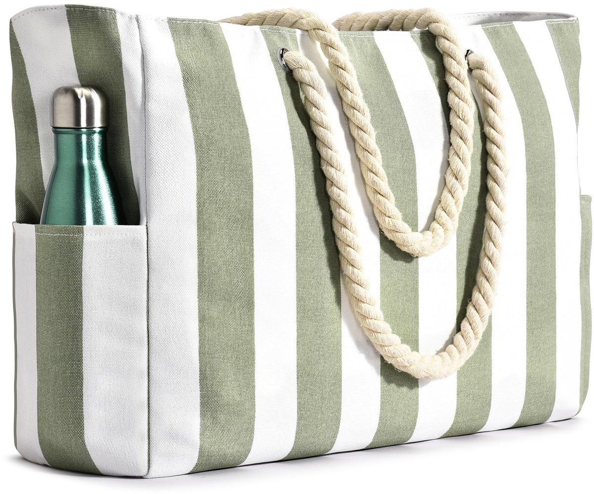 Omgoods - Waterdichte Strandtas met Rits en Naspocket voor Vrouwen
