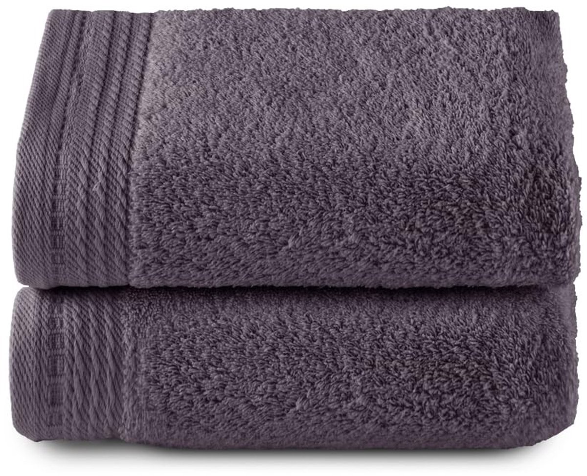 Omgoods - Premium Badhanddoek Set van 2, 100% Katoen 50 x 100 cm