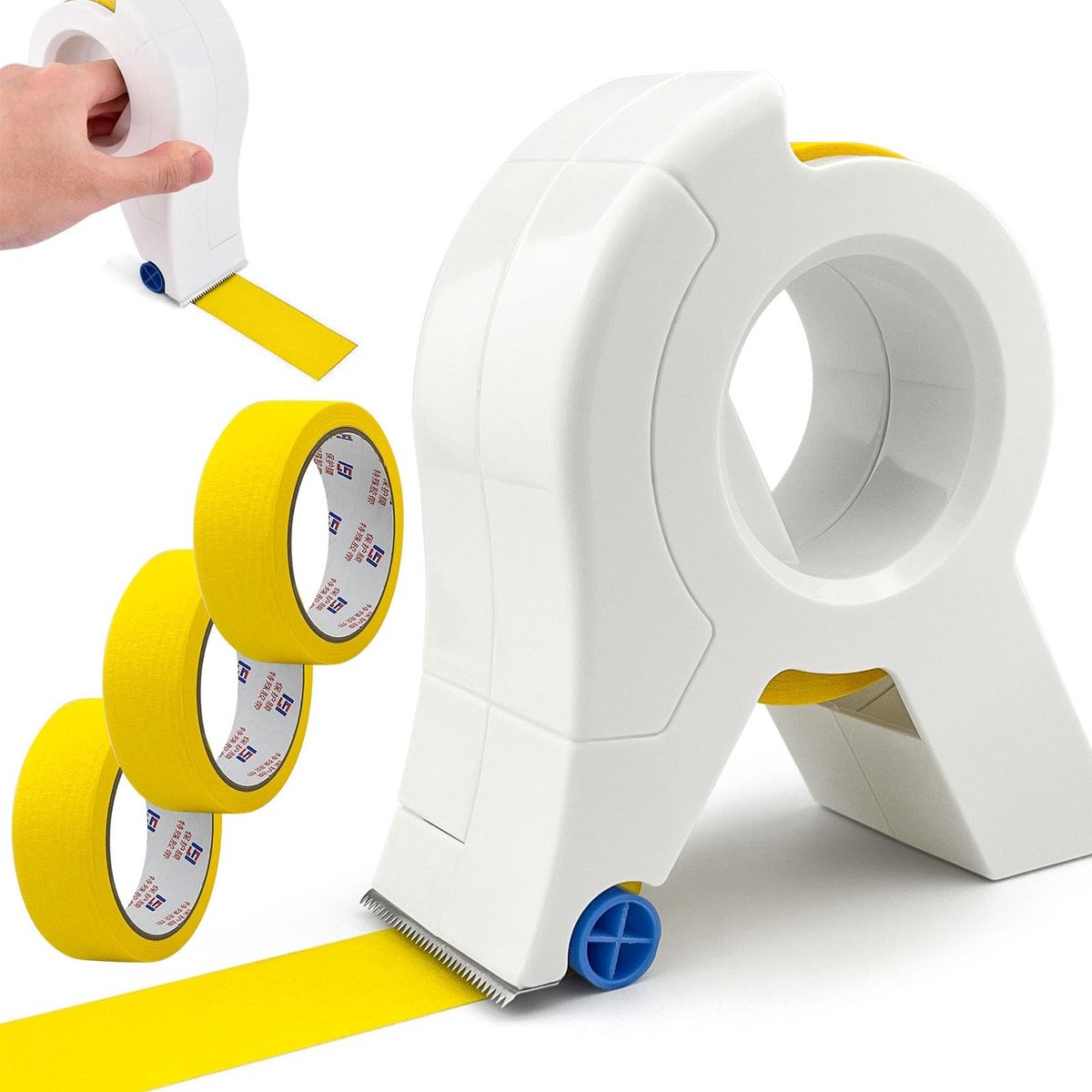 Omgoods - Draagbare Verf Roller met 3 Rollen voor Mouldings en Vloeren