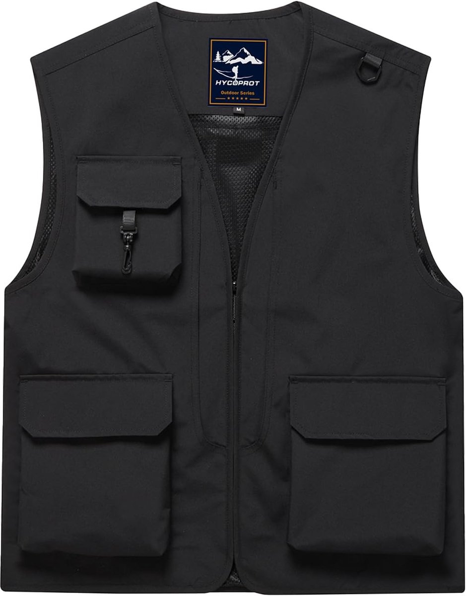 Omgoods - Lichtgewicht en Waterproof Vest voor Mannen - Perfect voor Vissen en Jagen