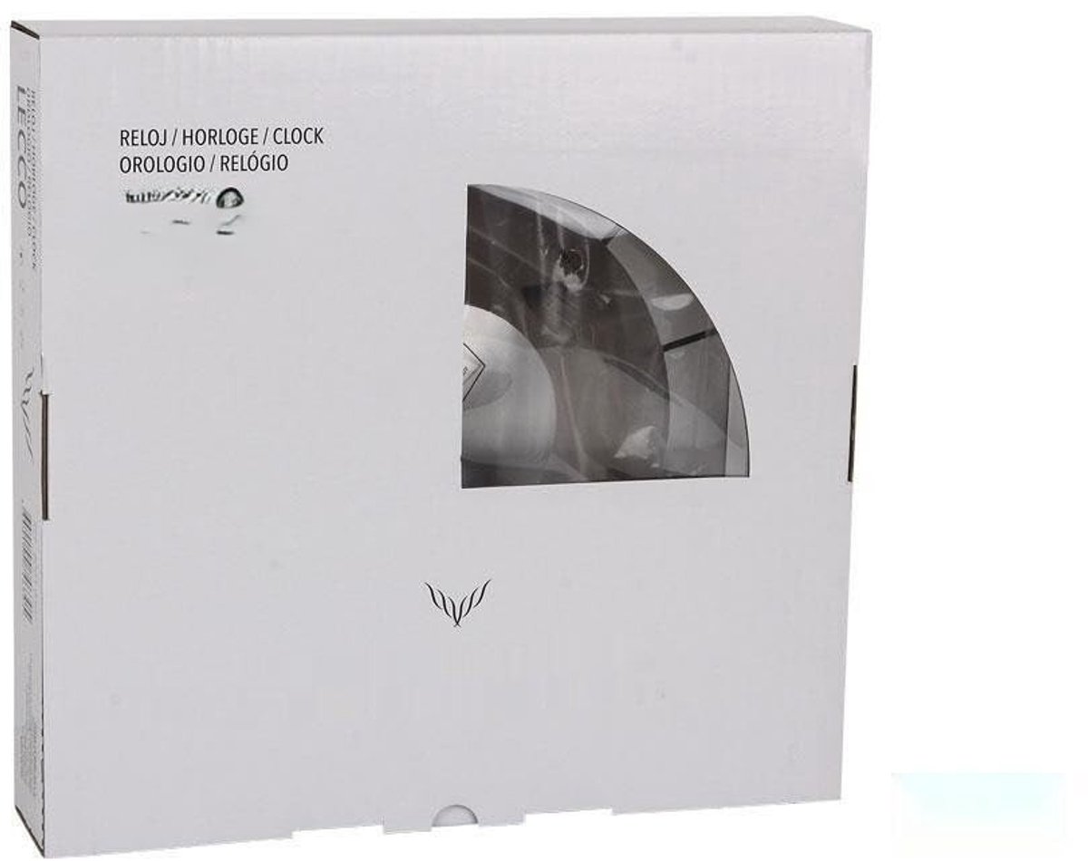 Omgoods - Moderne Wandklok van Glas en Aluminium - Stil en Elegant Design
