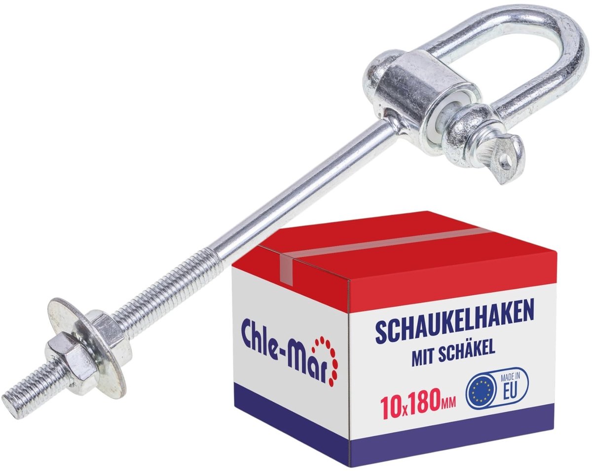 Omgoods - Schommelhaken met Harpsluiting - Veilig Bevestigen voor Houten Balken