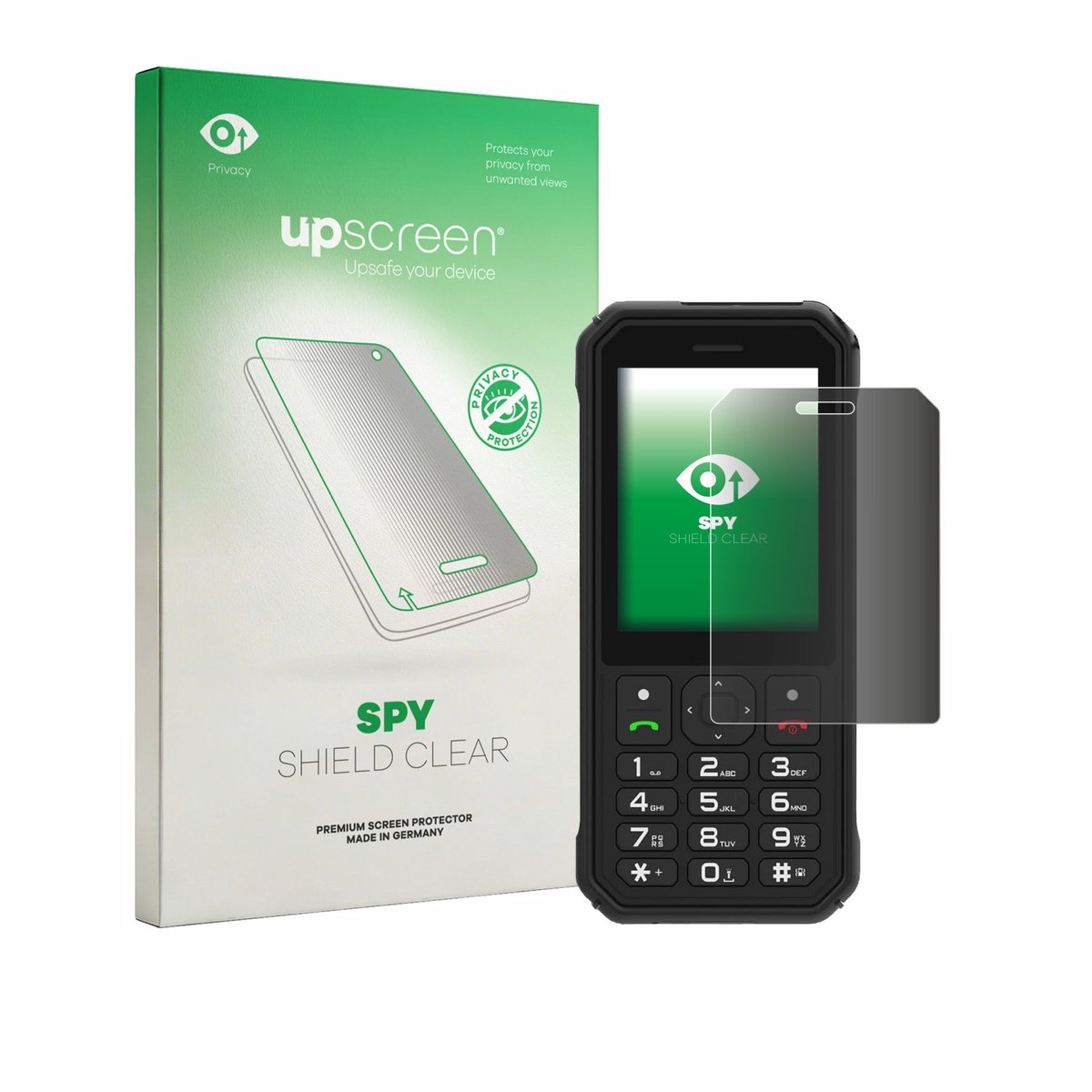 upscreen - privacy screenprotector voor AGM M11 - Folie Beschermfolie Blauwlichtfilter
