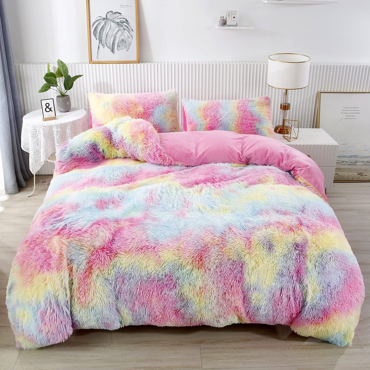 Omgoods - Ultra Zachte Duvet Cover Set met Kussenslopen in Tie Dye