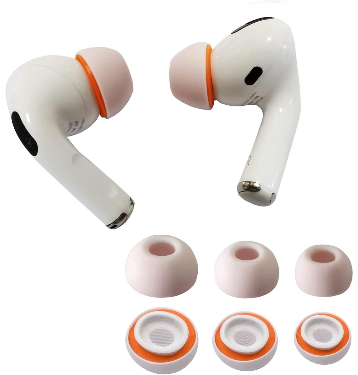 Omgoods - Geheugen Schuim Oordopjes voor AirPods Pro - 3 Pairs Vervangtips