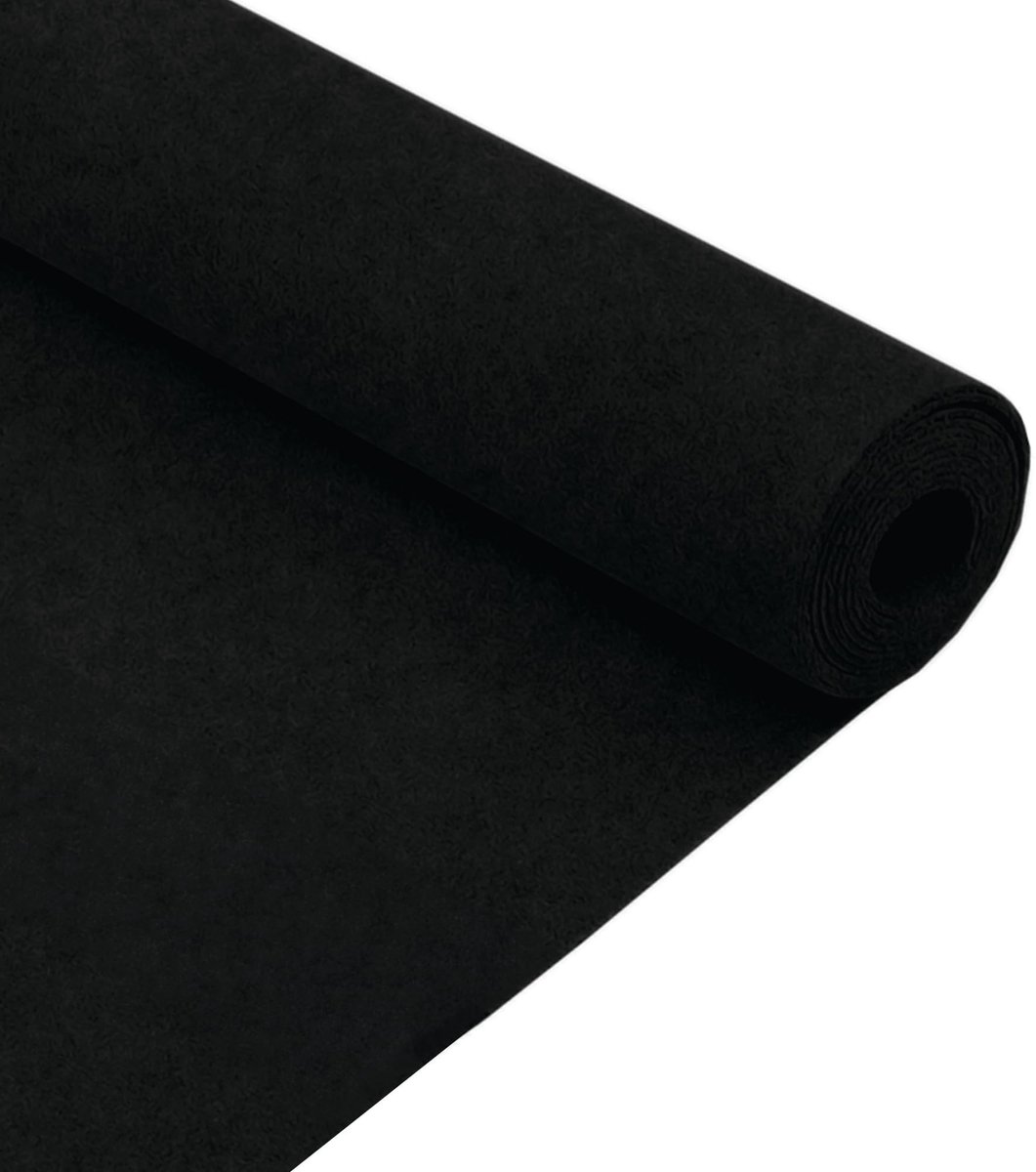 Omgoods - Bekleding voor Bedrijfswagens - Naaldgepuncteerde Stof, 11m², Zwart