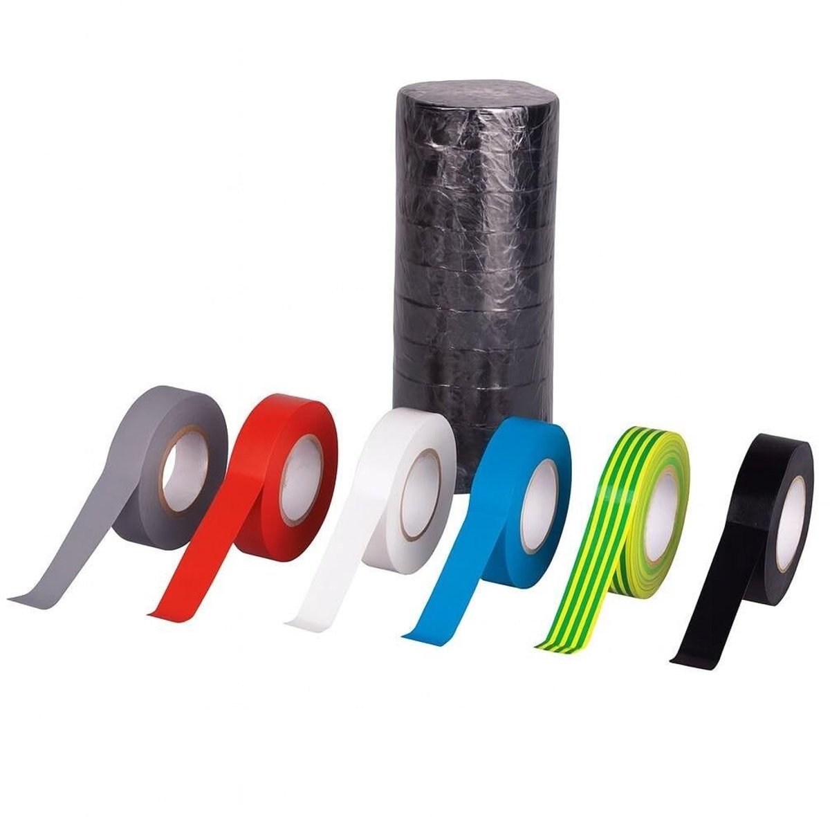Omgoods - PVC-isolatietape 19 mm x 33 m - Temperatuurbestendig voor Elektrische Isolatie