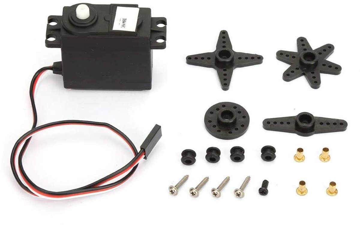 Rc Servos, servo met continue rotatie, DS04-NFC, 360 graden servos met continue rotatie, DC transmissiemotor voor RC-robots
