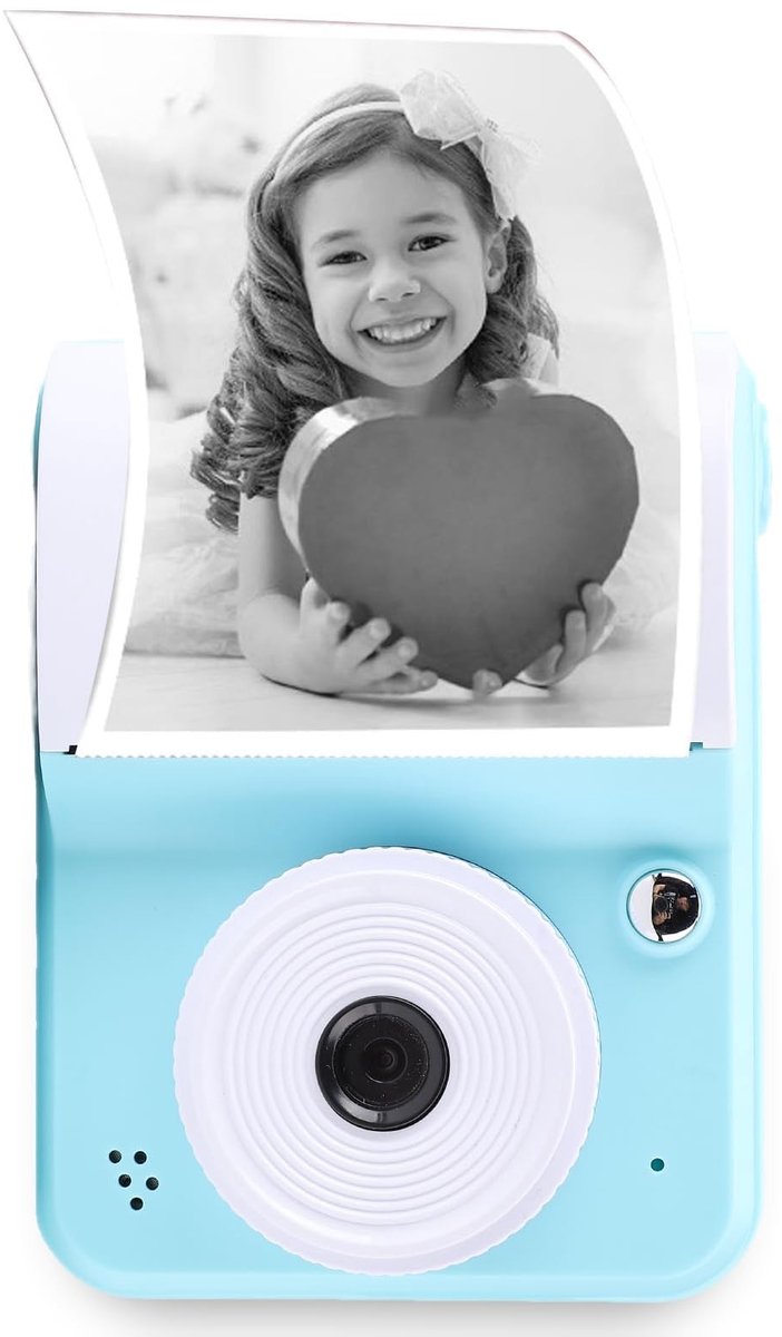 Omgoods- Instant Camera 48MP - Draagbare Reiscamera - 1080p HD - 2,4 Inch Scherm - Thermisch Afdrukken - 1800 mAh Batterij - Printcamera
