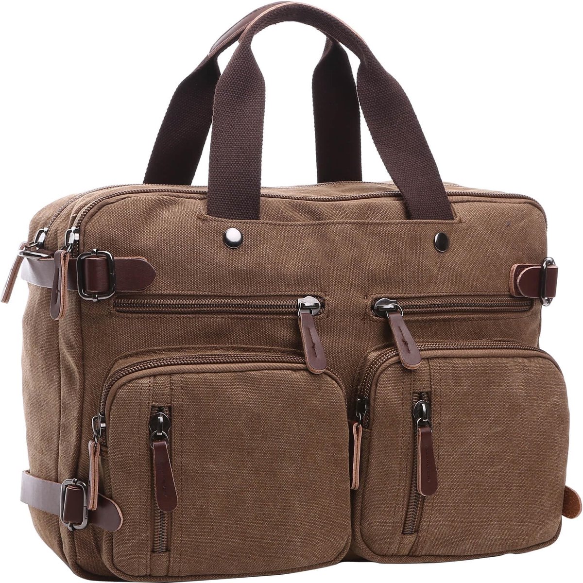 Omgoods - Multifunctionele Laptop Schoudertas en Rugzak voor 17.3 Inch Laptop
