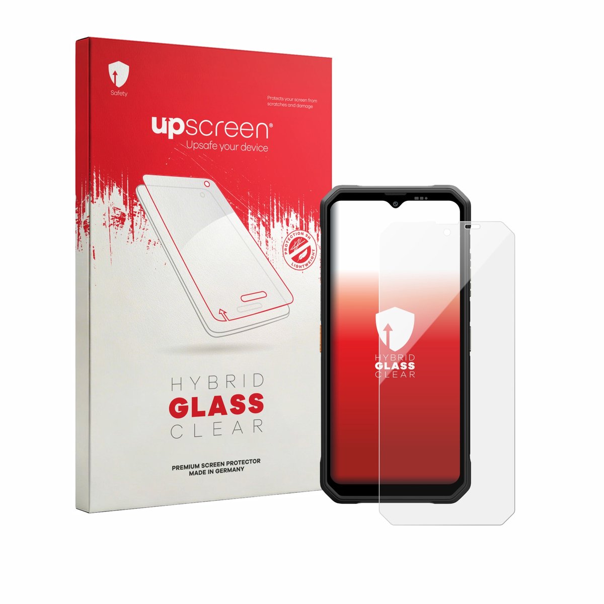upscreen - Screenprotector voor Blackview Fort 2 - Folie Beschermfolie Beschermglas transparant