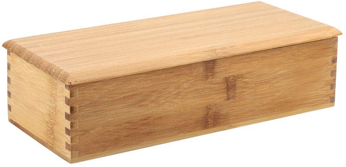 Omgoods- Chopstick Houder Duurzaam - Bamboe Opbergdoos - Multifunctioneel - Eetstokjeshouder - Elegant Design - Eenvoudig te Reinigen - Eetstokjesdoos