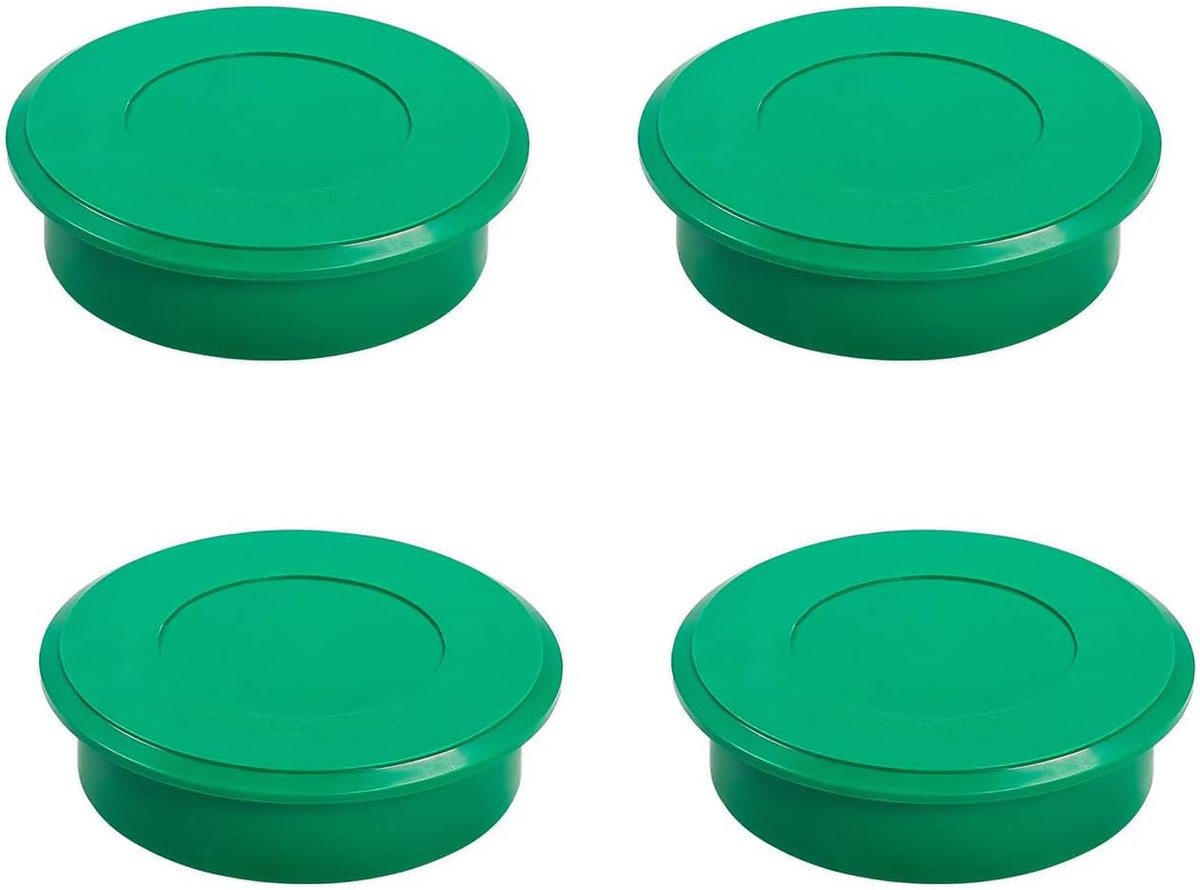 4 stuks golfbekerafdekkingen, groene gatdeksels voor golfoefentraining, plastic golfactiviteiten accessoires voor tuin, achtertuin, buitenplezier