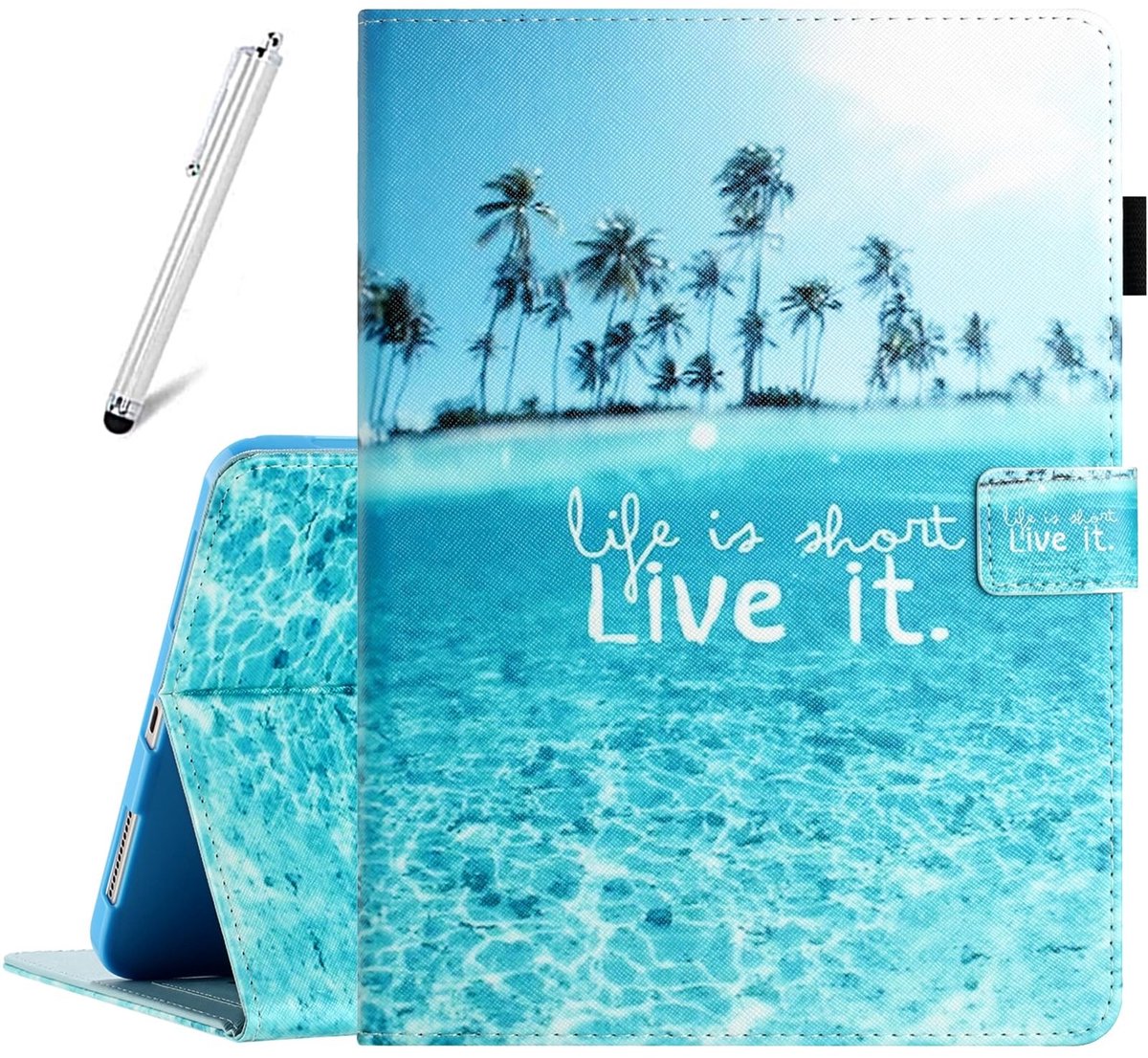 Omgoods - Case voor iPad 10.9 inch 2022 - Faux Leather met Penhouder