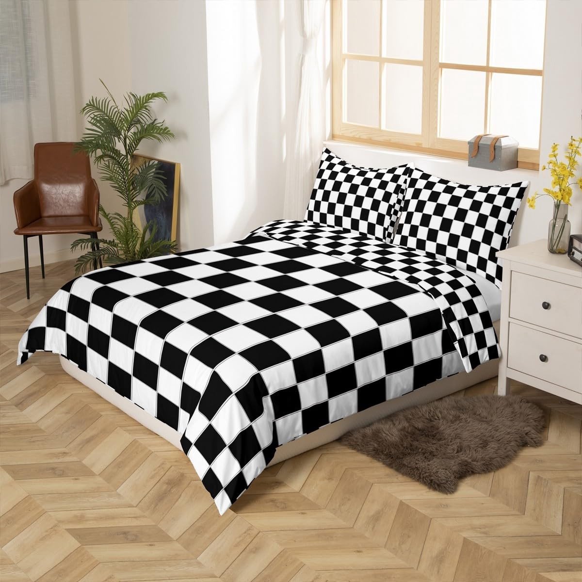 Omgoods - Gamer Duvet Cover Set met Gamepad en Bliksemschichten