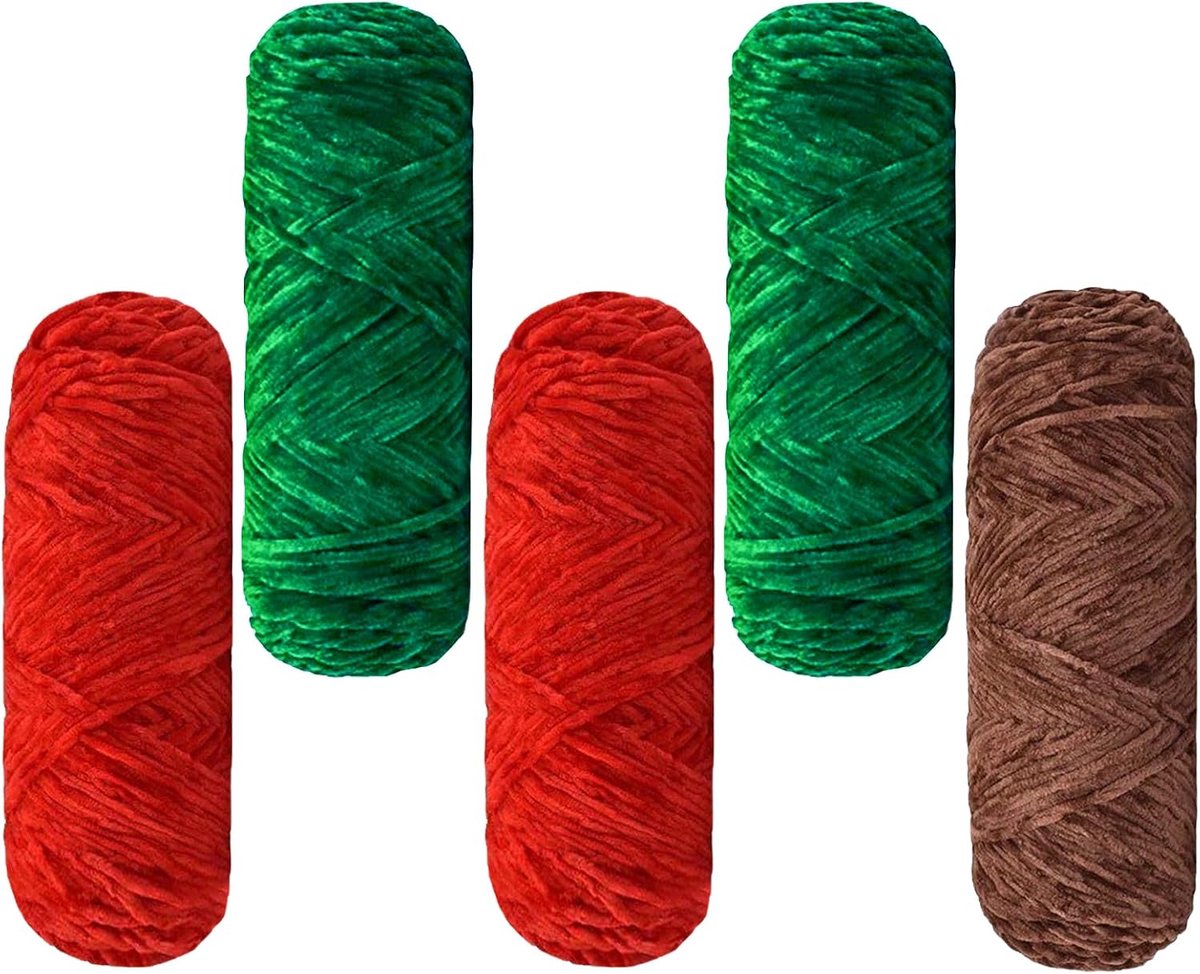 500 g (5 × 100 g) fluweelachtige babywol, fluweel velvet wol chenille garen, knuffeldicht chenillegaren, pluizige zachte pluuswol, haakgaren wol voor breien & haken - 37