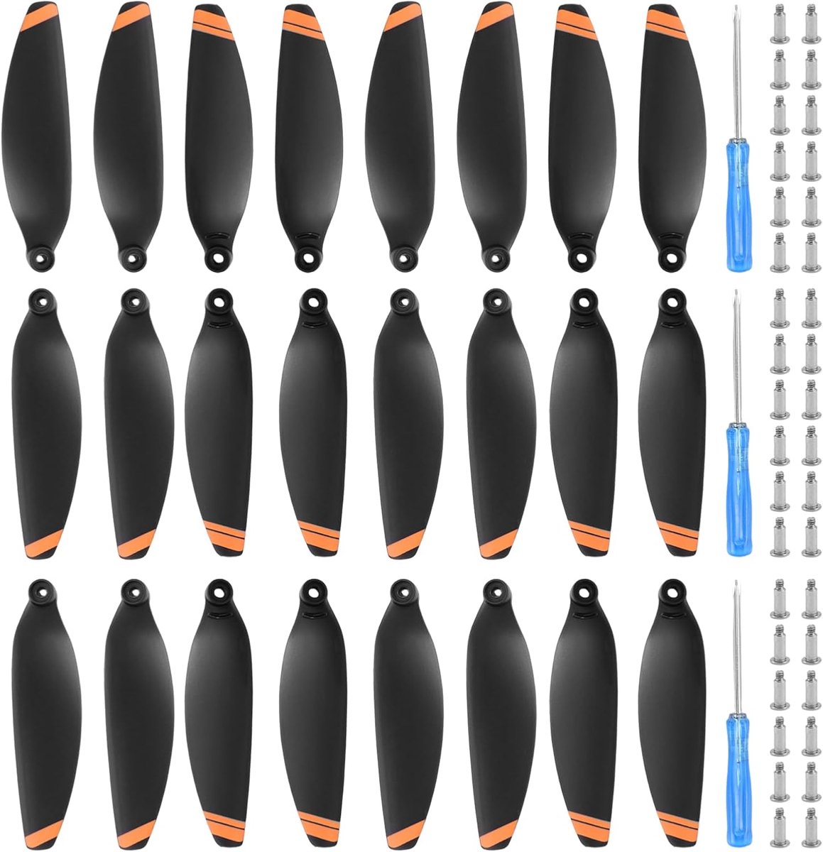 Propeller voor DJI Mini 2 Mini 4K SE 2 SE 24 stuks drone propeller vervangende luchtschroevenset met schroevendraaier en schroeven