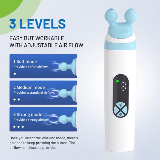 Eustachian Tube Ear Pressure Relief Device | Unclog Ears, Balance Pressure & Relieve Tinnitus | Ear Care for Travel, Diving & Swimming — afbeelding 2