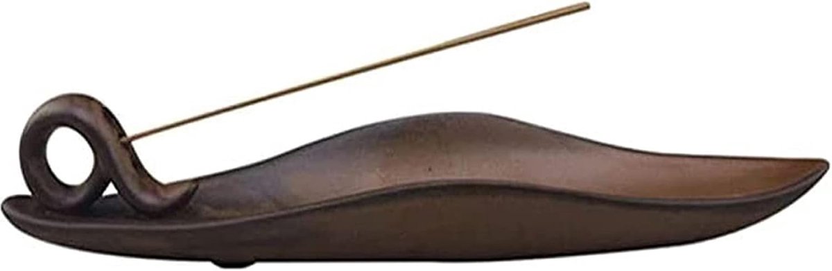 SnelShoppen - Incense Stick Holder met 3 Gaten, Porselein Bootvormige Rookstokhouder, Asopvangplaat voor Thuis, Stressvermindering, Verbeter Luchtkwal