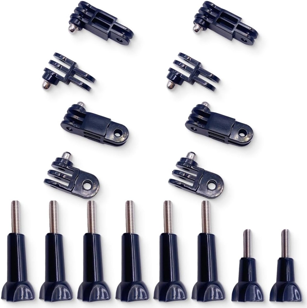 SnelShoppen - 16pcs Sports Camera Mounting Adapter Kit, Hoogwaardige Arm Screw Clip Accessoire voor Sportcamera's, Duurzaam en Lichtgewicht, Perfect v