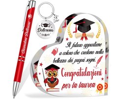 Acryl Blok Hartvormig - Decoratie voor Thuis - Afstuderen Cadeau - Graveren - Glasplaat - Uniek Design