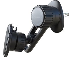 Telefoonhouder Auto Ventilatie - Magnetisch - Ventilatierooster - 360 Graden Draaibaar - Verstelbaar - Universeel - Zwart
