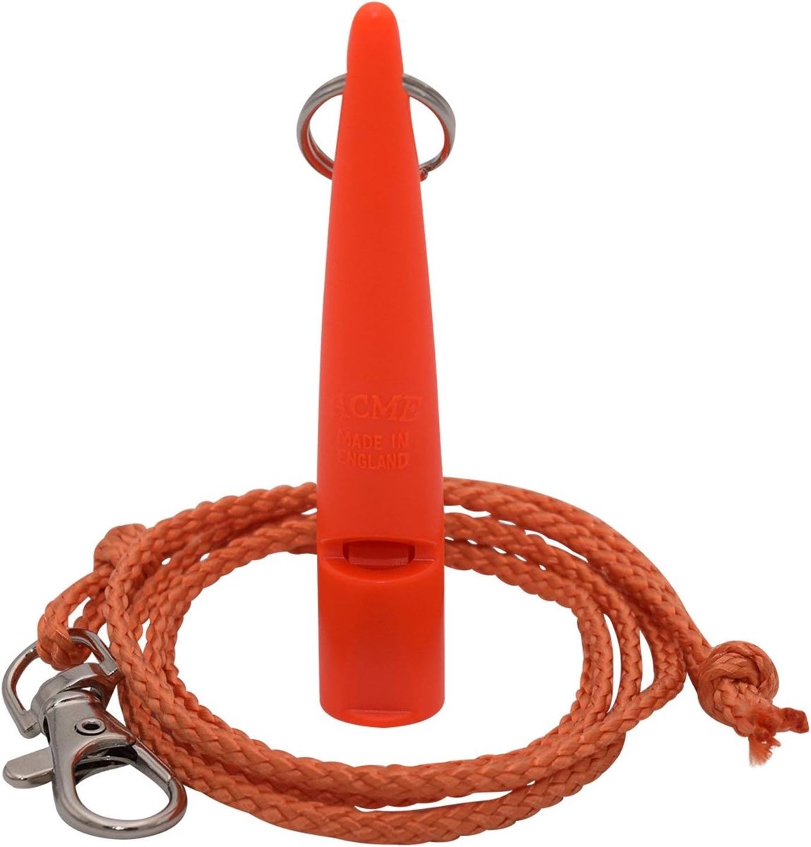 SnelShoppen - Hondenfluitje met Leash en Bal - Verstelbare Frequentie, Helder Geluid, Oranje - Ideaal voor Hondentraining, Verre Bereik en Weerstand t