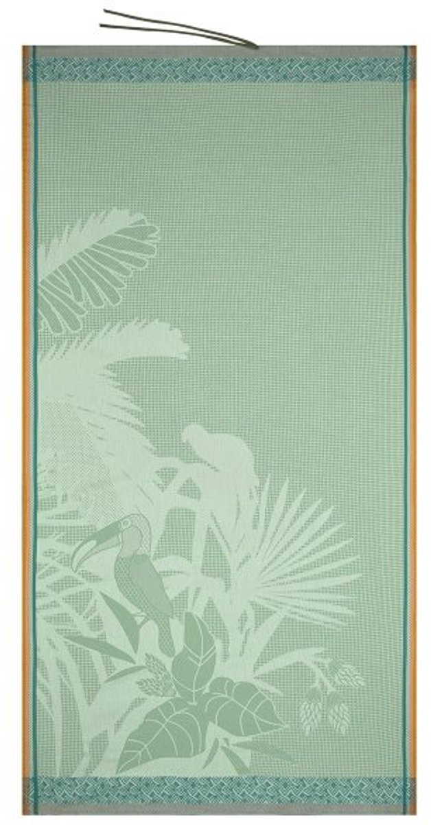 Le Jacquard Français - Amazonie Jade - groen - Strandlaken - 200 cm X 100 cm - 100 % katoen