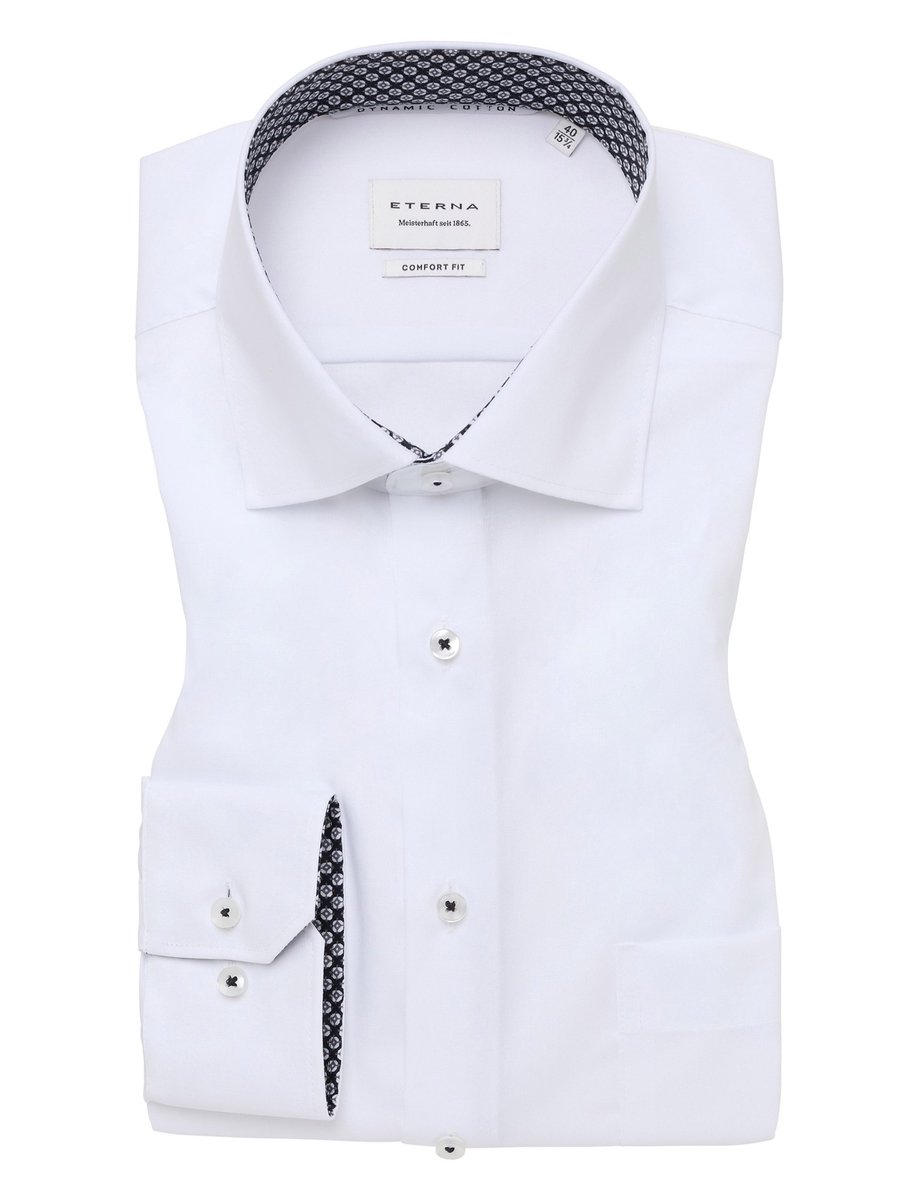 business overhemd Eterna Comfort Fit wit