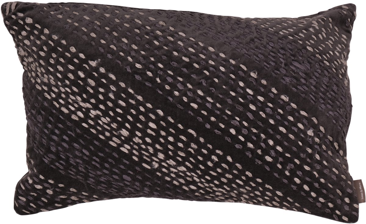 New Chic kussen donkergrijs 30x50cm