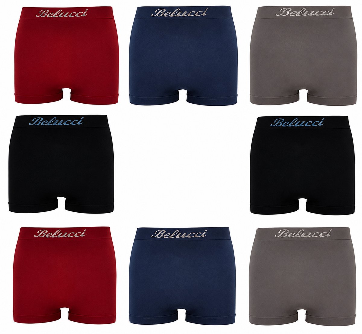 Belucci Microfiber Heren Boxershort - 8-pack - Maat XXL/3XL