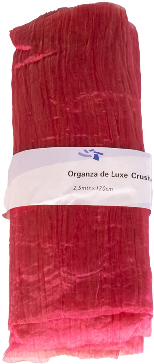 Organza de luxe Santiago crush 120 cm x 2,5 mtr