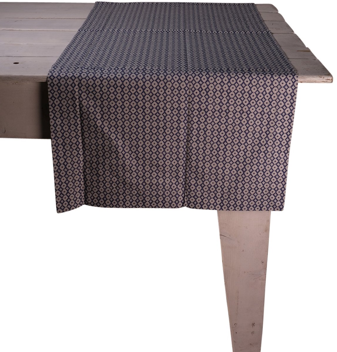 Graphic Dot Tafelloper blauw 50x140cm