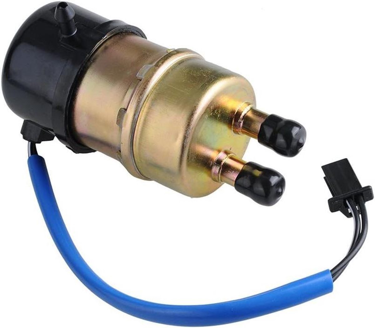 Motorfiets Benzinepomp - Brandstofpomp - Brandstoftoevoer - Directe Vervanging - 6 mm Inlaat/Uitlaat - Zilver