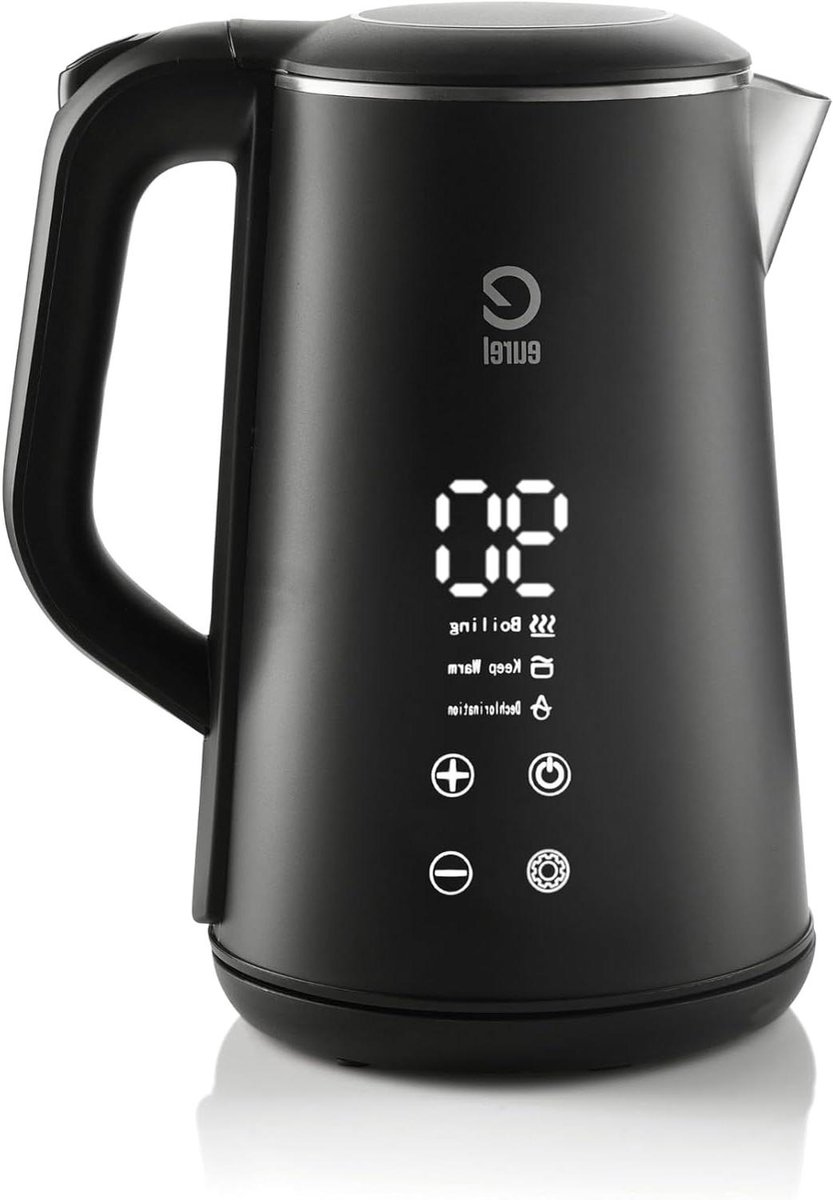 Elektrische waterkoker - Heetwaterdispenser - Dranken bereiden - 24 uur warmhouden - 1.6 liter - Matzwart