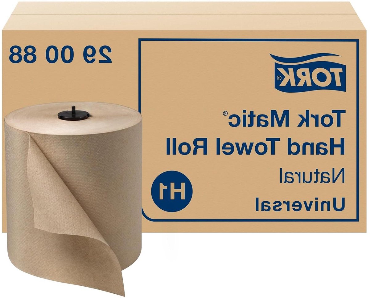 Papieren Handdoekrollen - Keukenrol - Hygiënisch Werken - Hoog Absorberend - 6 Rollen - Natuurlijk