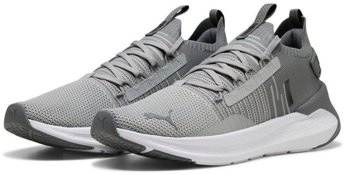 Puma Softride Symmetry Fuzion LS Unisex Sportschoenen Schoenen 311482 15 Grijs